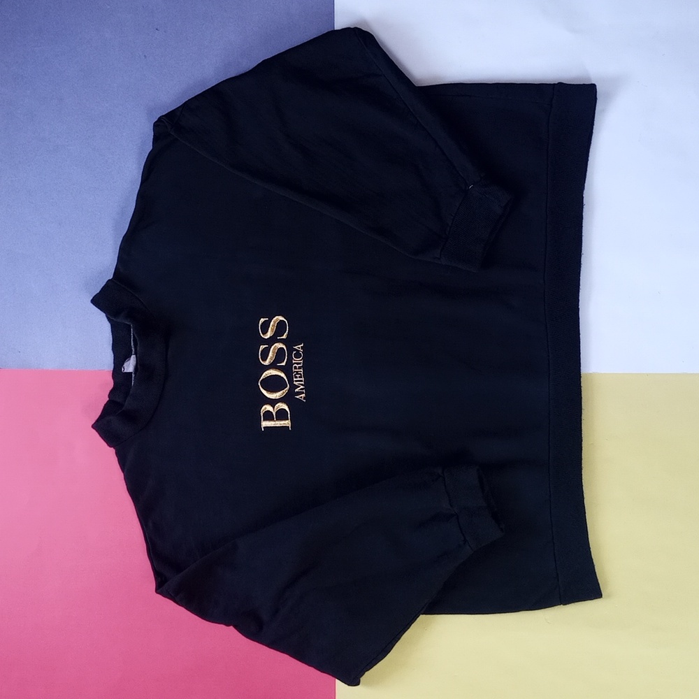 Vintage 1990s Obsession Calvin Klein Embroidered Crew Neck Sweater UNISEX - Picture 10 of 15